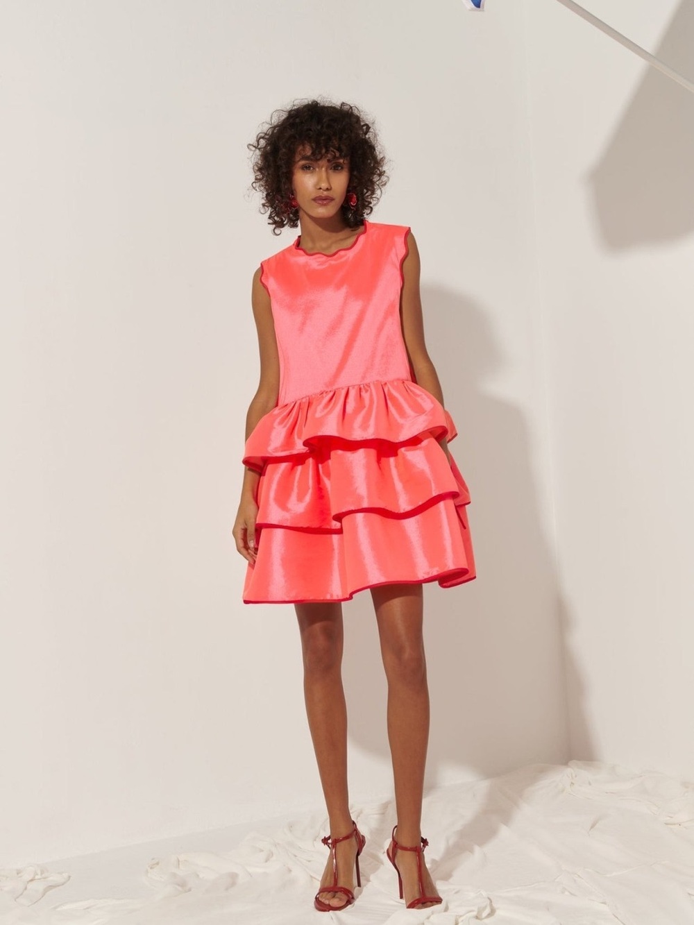 CeliaB Tiered Ruffle Dress
